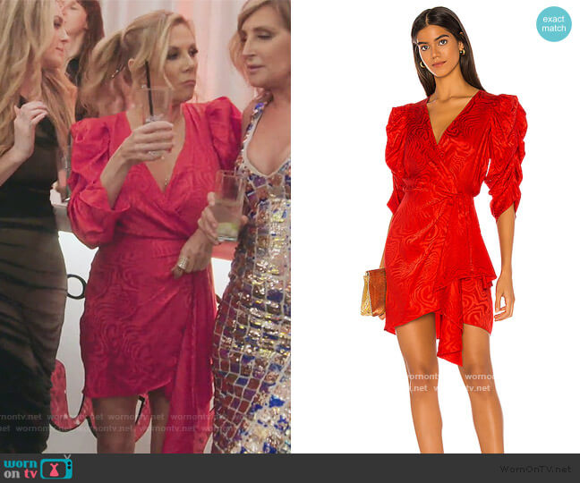 Amara Dress by Ronny Kobo worn by Ramona Singer on The Real Housewives of New York City