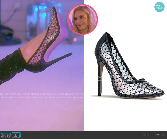 Snatched Embellished Pump by ShoeDazzle worn by Dorit Kemsley on The Real Housewives of Beverly Hills