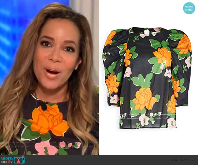 WornOnTV: Sunny’s black floral top on The View | Sunny Hostin | Clothes ...