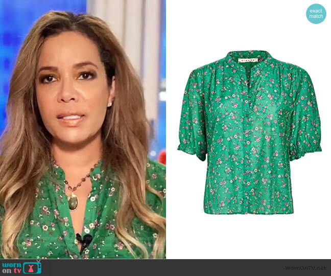 Eden Shirt by Xirena worn by Sunny Hostin on The View