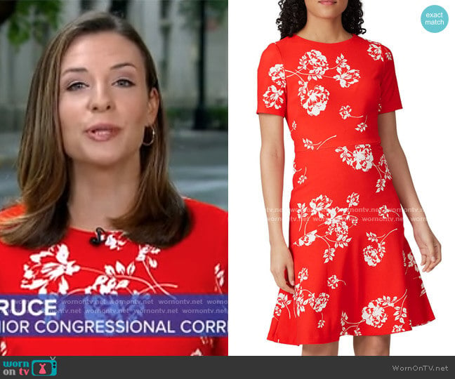 Baba Payson Floral Dress by LAUREN Ralph Lauren worn by Mary Bruce on Good Morning America