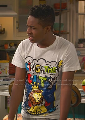 Booker's King of the City graphic print tee on Bunkd