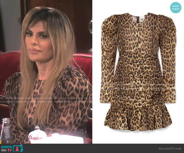 Borneo Dress by Magda Butrym worn by Lisa Rinna on The Real Housewives of Beverly Hills