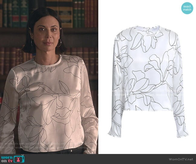 Floral Top by Equipment worn by Cassandra Nightingale (Catherine Bell) on Good Witch