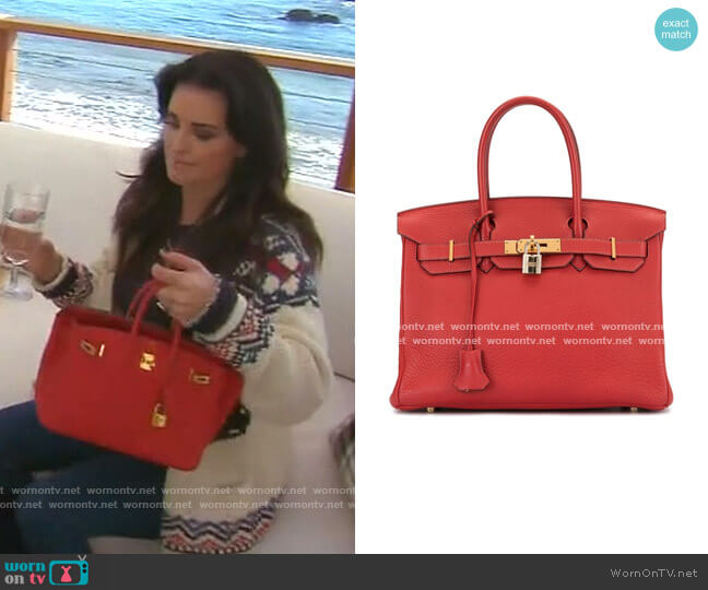 Real Housewife Kyle Richards carries a Birkin in Beverly Hills