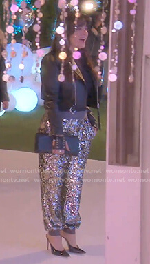 Kyle’s sequin pants on The Real Housewives of Beverly Hills