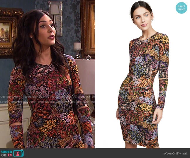 Georgia Dress by Preen By Thornton Bregazzi worn by Gabi Hernandez (Camila Banus) on Days of our Lives