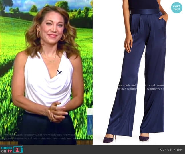 Wide Leg Pants by Ramy Brook worn by Ginger Zee on Good Morning America