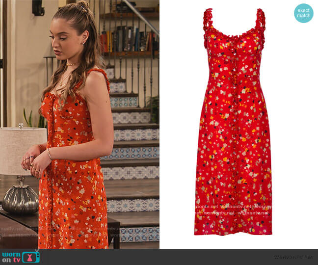 The Juliet Dress by Realisation worn by Brooke Bishop (Bella Podaras) on The Expanding Universe of Ashley Garcia