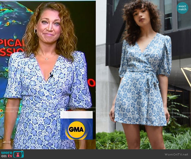 Olince Dress by Reformation worn by Ginger Zee on Good Morning America