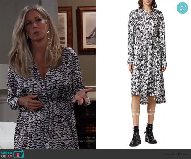 WornOnTV: Carly’s printed shirtdress on General Hospital | Laura Wright ...