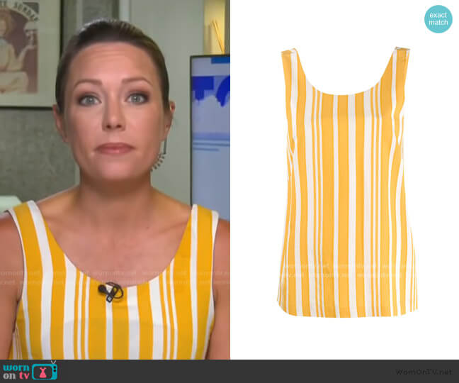 Striped Tank Top by Chinti and Parker worn by Dylan Dreyer on Today