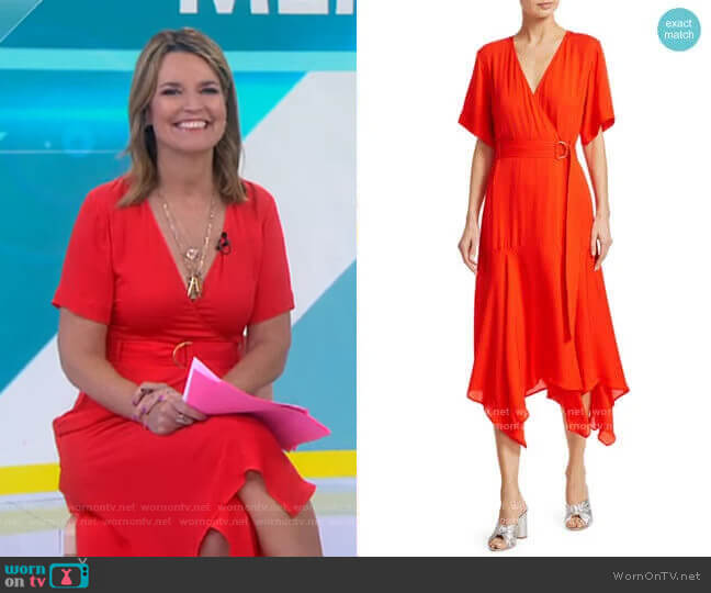 Claire Dress by A.L.C. worn by Savannah Guthrie on Today