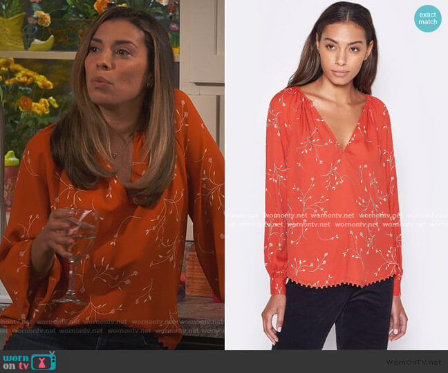 Allea Top by Joie worn by Jo (Christina Vidal Mitchell) on United We Fall