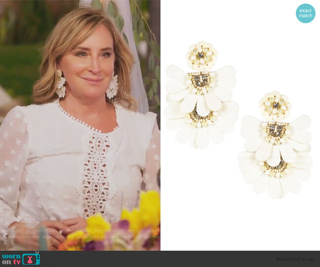 Natalie Earrings by Lisi Lerch worn by Sonja Morgan on The Real Housewives of New York City