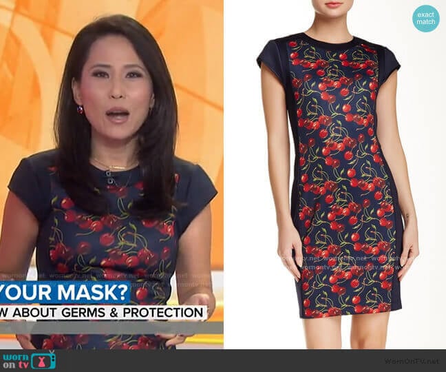 Luski Printed Bodycon Dress by Ted Baker worn by Vicky Nguyen on Today