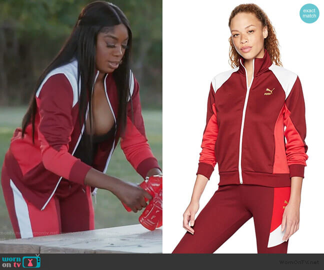 Retro Track Jacket and Pants by Puma worn by Wendy Osefo on The Real Housewives of Potomac