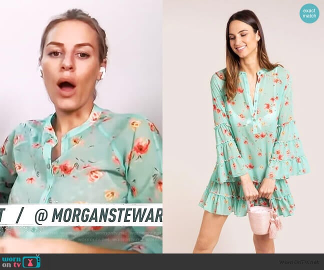 Leora Cover Up by Paloma Blue worn by Morgan Stewart on E! News