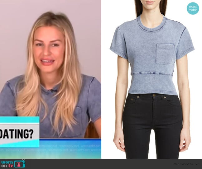 Washed Jersey Top by Proenza Schouler worn by Morgan Stewart on E! News