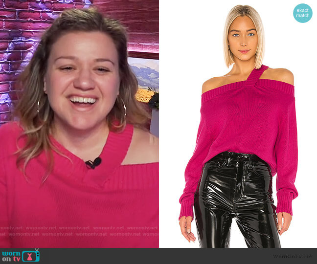 Beckett Sweater by RtA worn by Kelly Clarkson on The Kelly Clarkson Show