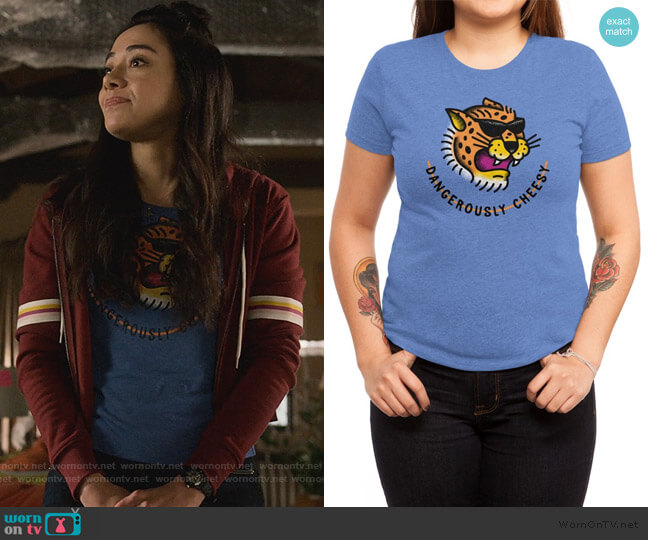 Dangerous Cheese by Threadless worn by Ella Lopez (Aimee Garcia) on Lucifer