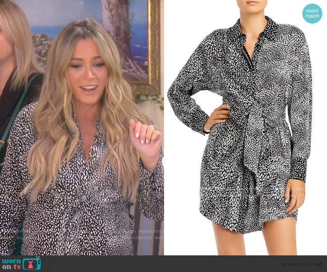 Jodi Shirt Dress by Alice + Olivia worn by Teddi Mellencamp Arroyave on The Real Housewives of Beverly Hills