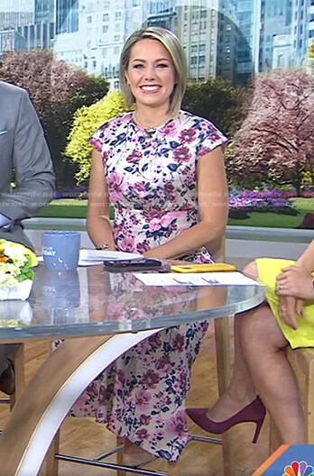 Dylan’s floral midi dress on Today