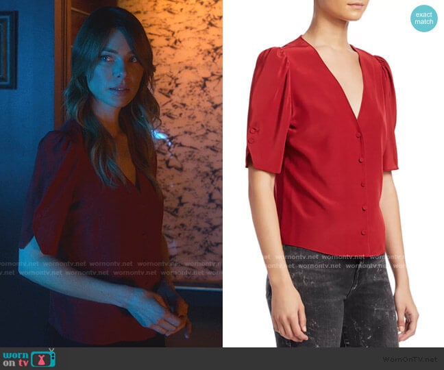 Olivia Top by Frame worn by Chloe Decker (Lauren German) on Lucifer