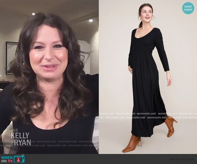 The Phoebe Dress by Hatch worn by Katie Lowes on Live with Kelly and Ryan