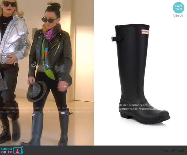 Original Tall Rain Boots by Hunter worn by Kyle Richards on The Real Housewives of Beverly Hills