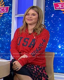 Jenna’s USA sweatshirt on Today