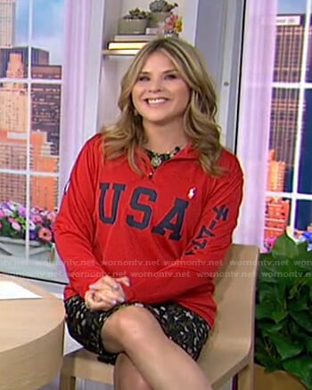 Jenna’s USA sweatshirt on Today