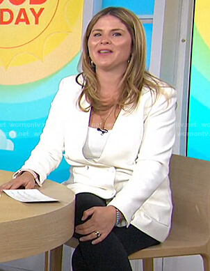 Jenna’s white double breasted blazer on Today