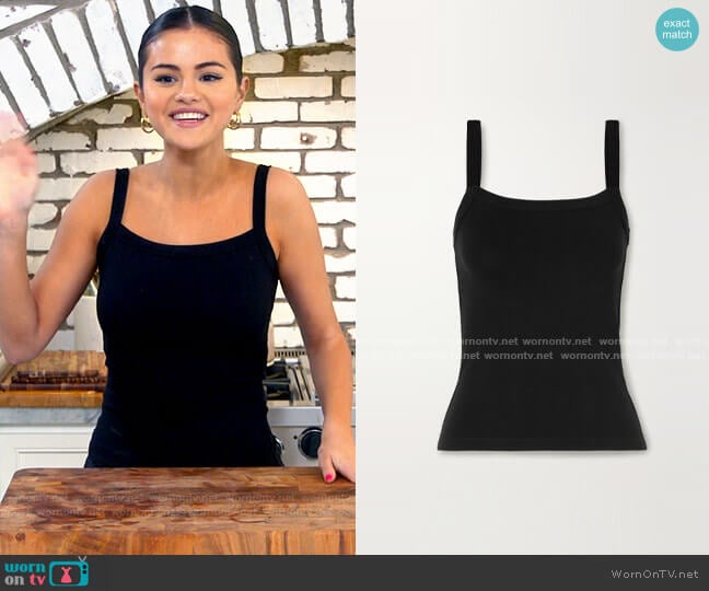 Selena Gomez Wears a Vince Tank