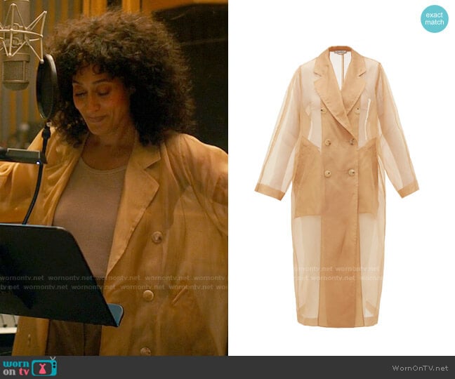 Max Mara Materia Trench worn by Grace Davis (Tracee Ellis Ross) on The High Note