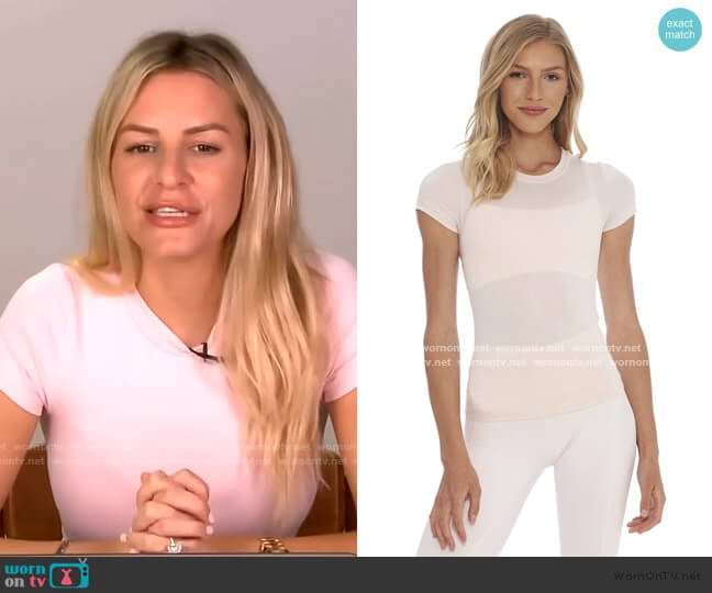 Ballet Tee by Morgan Stewart Sport worn by Morgan Stewart on E! News