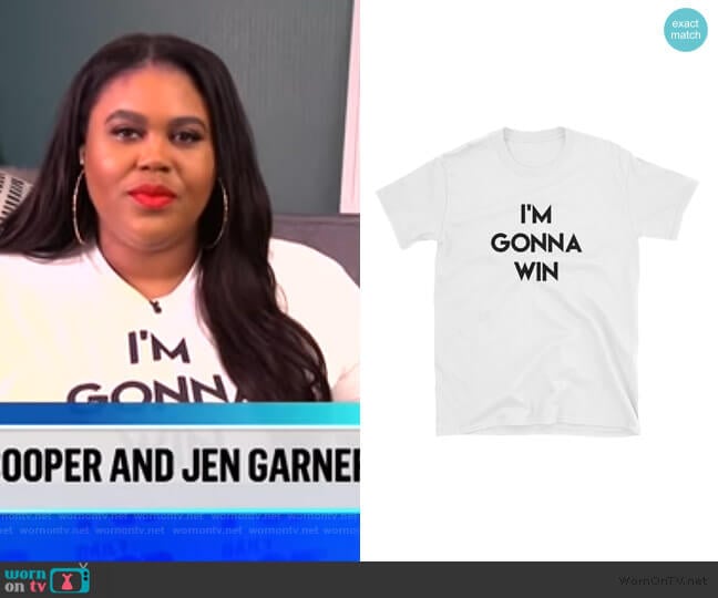 I'm Gonna Win T-Shirt by Phenomenal Woman worn by Nina Parker on E! News