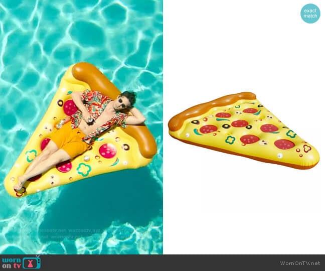 Pool Central Inflatable Pizza Slice worn by Nyles (Andy Samberg) on Palm Springs (2020)