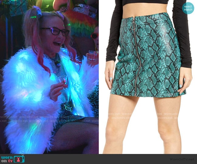 Tash Miniskirt by Tiger Mist worn by Linda Martin (Rachael Harris) on Lucifer