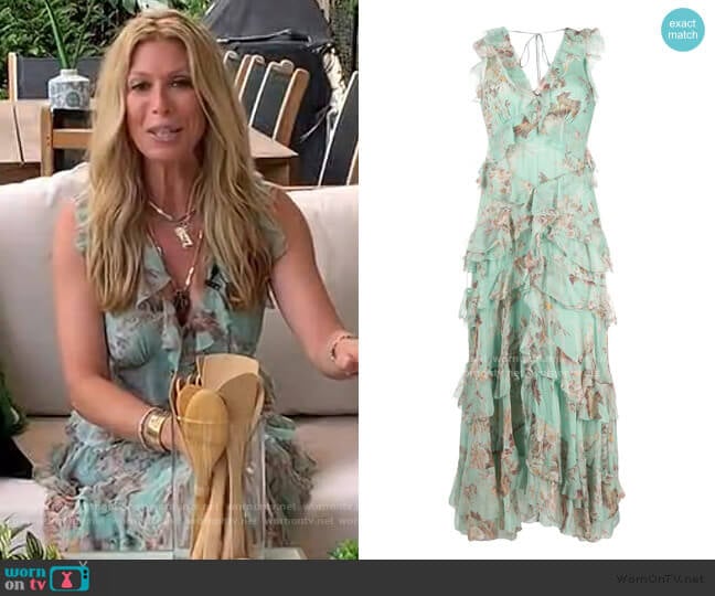 Ruffle Front Dress by Zimmermann worn by Jill Martin on Today