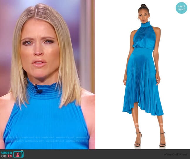 Renzo Dress by A.L.C. worn by Sara Haines on The View