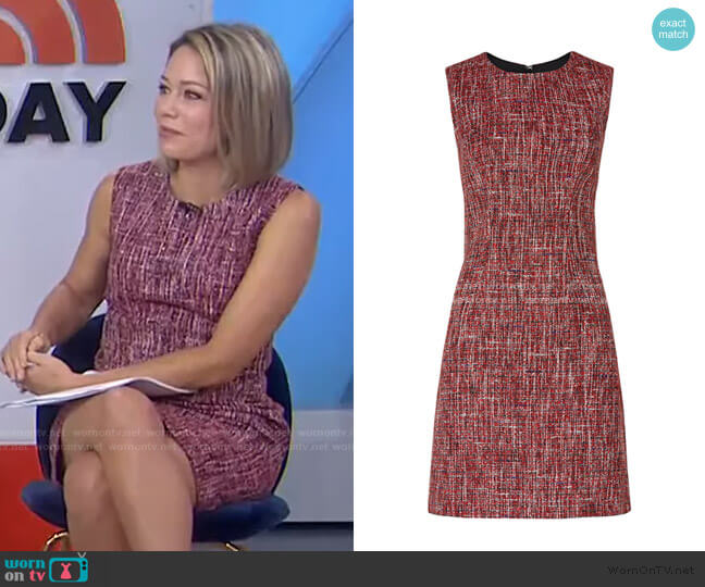 Tweed Sheath Dress by Adam Lippes Collective worn by Dylan Dreyer on Today