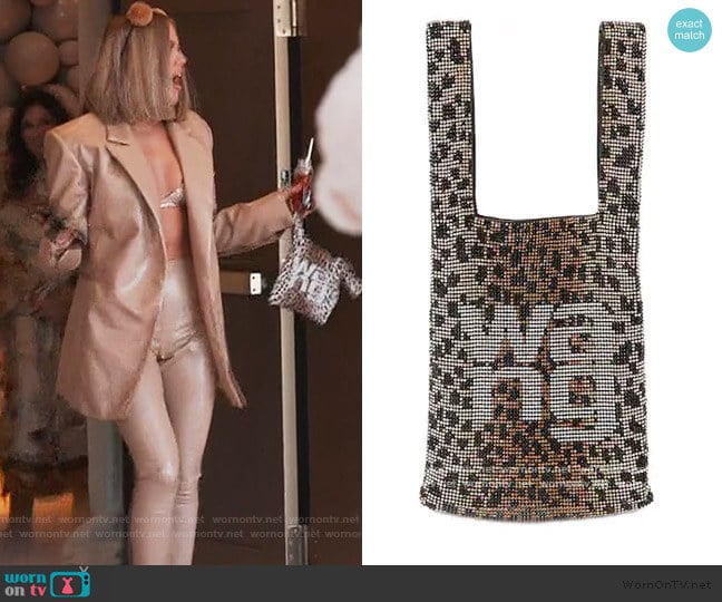 Wangloc Embellished Bag by Alexander Wang worn by Khloe Kardashian on Keeping Up with the Kardashians