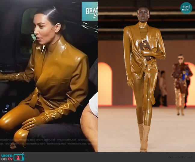 2020 Fall Collection by Balmain worn by Kim Kardashian on Keeping Up with the Kardashians