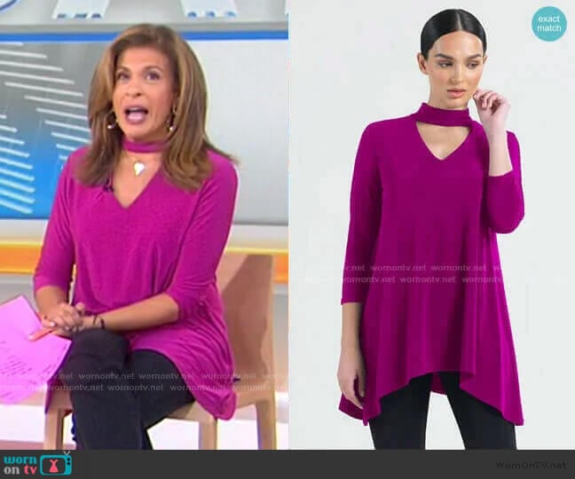 Choker Tunic by Clara Sunwoo worn by Hoda Kotb on Today