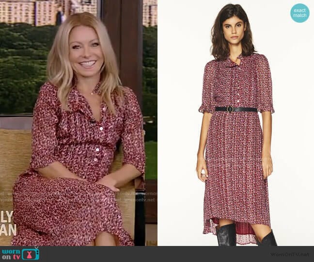 Daleares Dress by Ba&Sh worn by Kelly Ripa on Live with Kelly and Mark