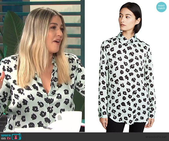 Essential Blouse by Equipment worn by Carissa Loethen Culiner on E! News