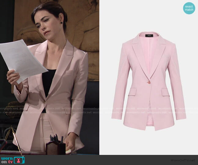 WornOnTV: Victoria’s pink suit on The Young and the Restless | Amelia ...