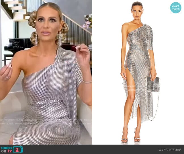 Margot Dress by Fannie Schiavoni  worn by Dorit Kemsley on The Real Housewives of Beverly Hills