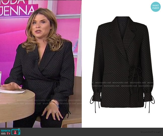 Saskia Blazer by Hofmann Copenhagen worn by Jenna Bush Hager on Today